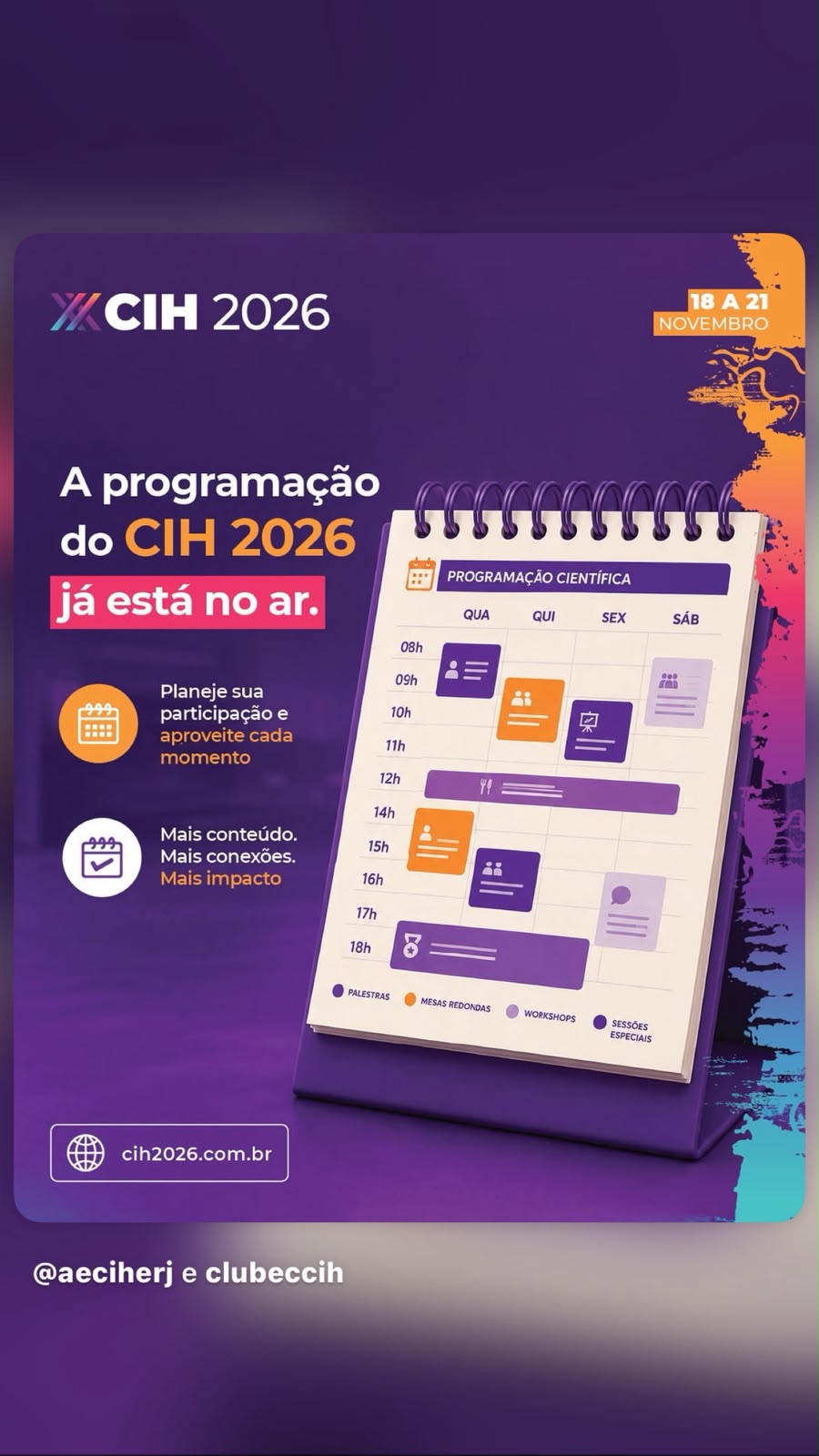 Pr�-Congresso CIH 2026 - Investiga��o de Surtos em Servi�os de Sa�de